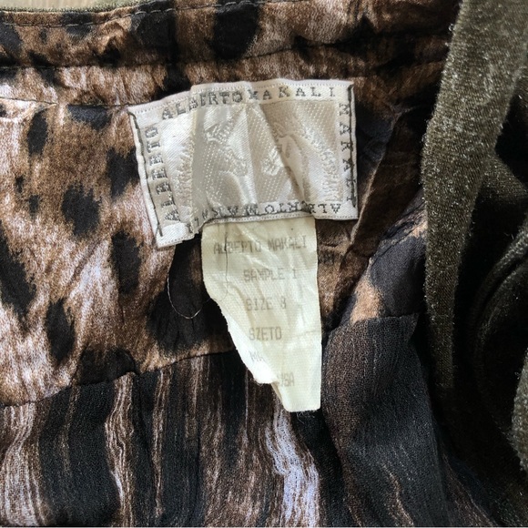 Vintage Alberto Makali Ruffle Collared Cardigan Sweater 8 - Picture 5 of 11